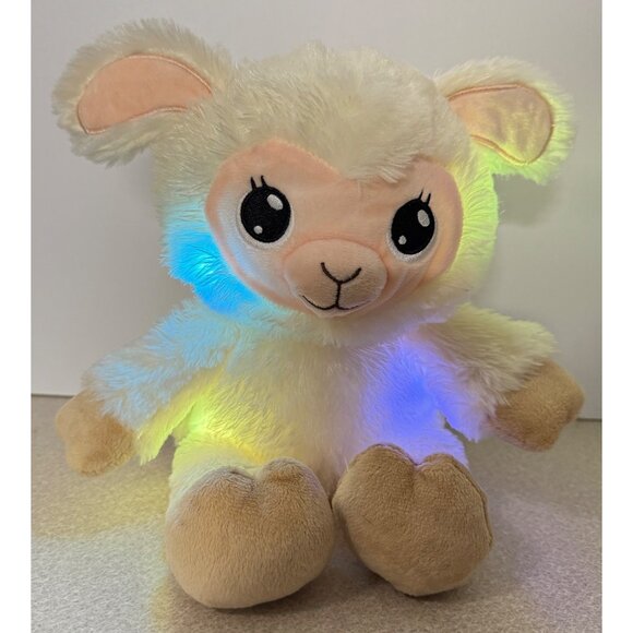 Lullabrites Musical Light-Up Plush Lamb Toy Jay At Play Nursery Music 10" - Picture 1 of 16